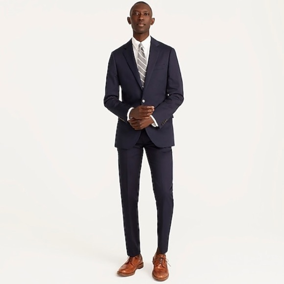 NWT J CREW LUDLOW ITALIAN CHINO BLAZER 40L NAVY SUMMER SEASON WEIGHT - Picture 5 of 10